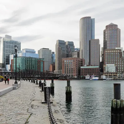 Boston skyline from South Boston