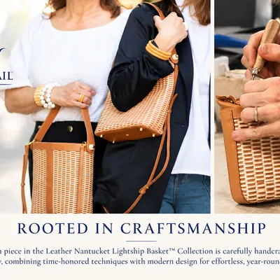 Cape Cod Weaver Puts $2,750 Price Tag On Leather Nantucket Baskets
