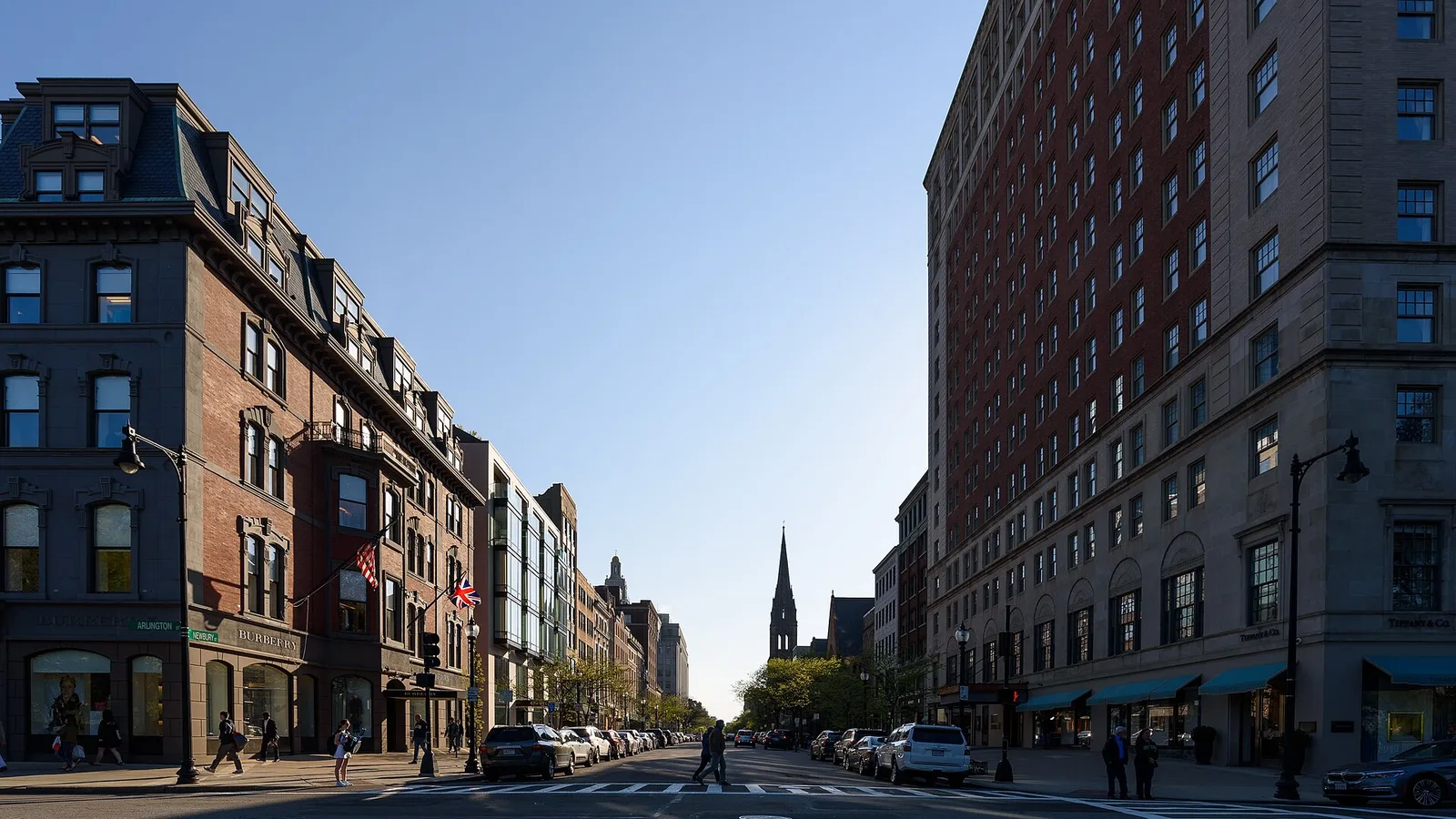 Newbury Street in Boston