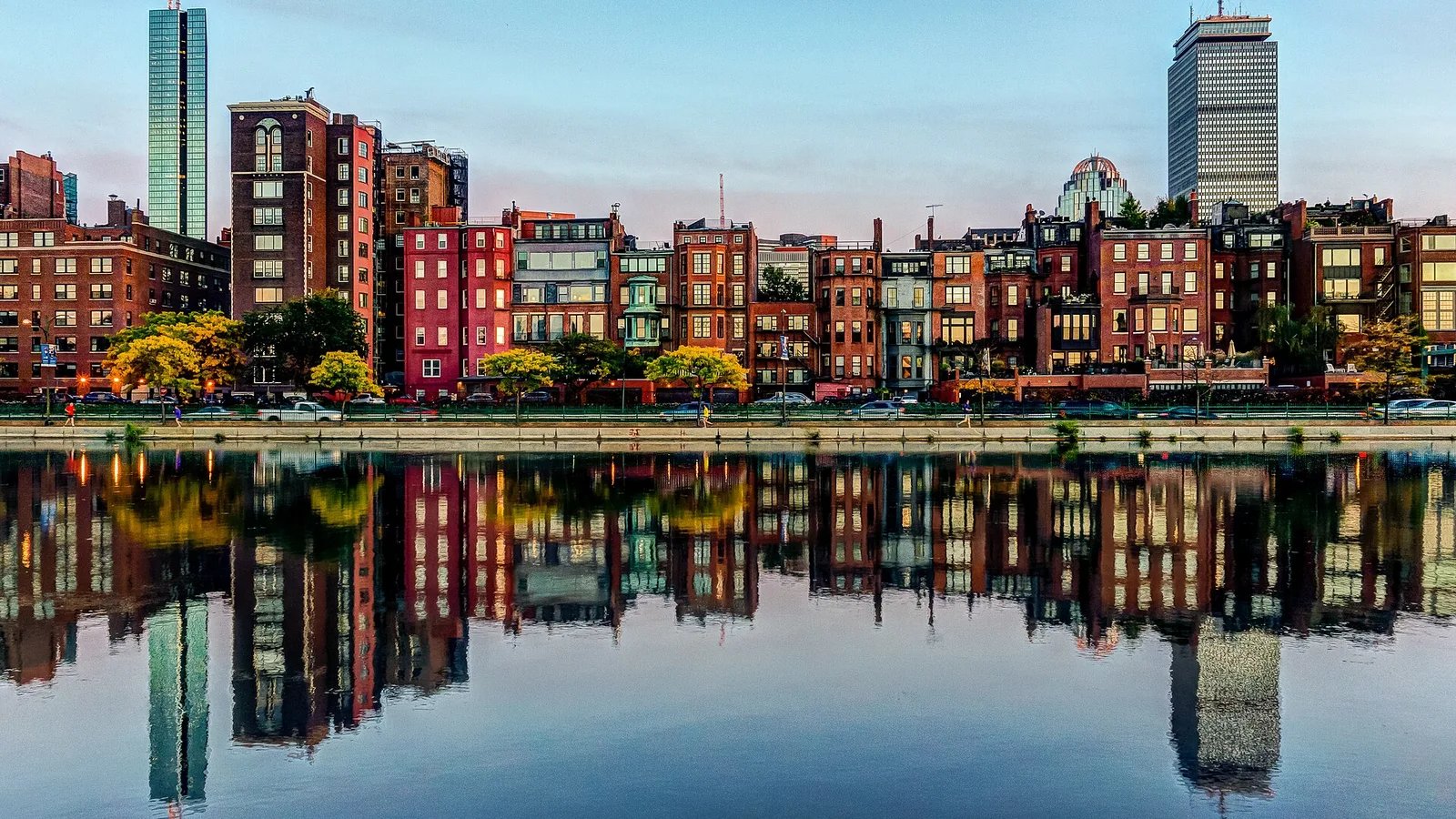 Boston Back Bay reflection