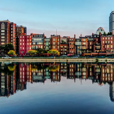 Boston Back Bay reflection